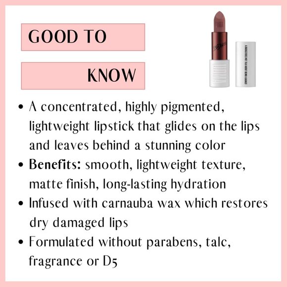 UOMA Lipstick Badass Tracy - Picture 2 of 3